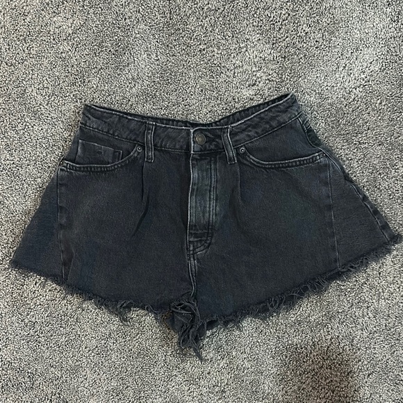 Black Denim Women Shorts - Picture 1 of 1